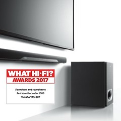 获奖信息：d88尊龙z6搭载DTS Virtual:X?技术的新款回音壁YAS-207 荣获What Hi-Fi?五星好评