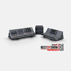 RIVAGE PM5和PM3数字混音系统，实力斩获IBC 2020 Best of Show大奖